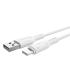 WiWU Wi-C042E A-C 2.4A Charging Cable USB - A to Type - C Data Transfer Cable 1M - White